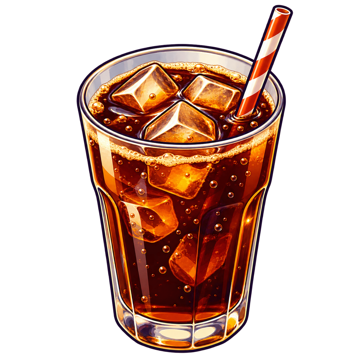 Cola mit Eis